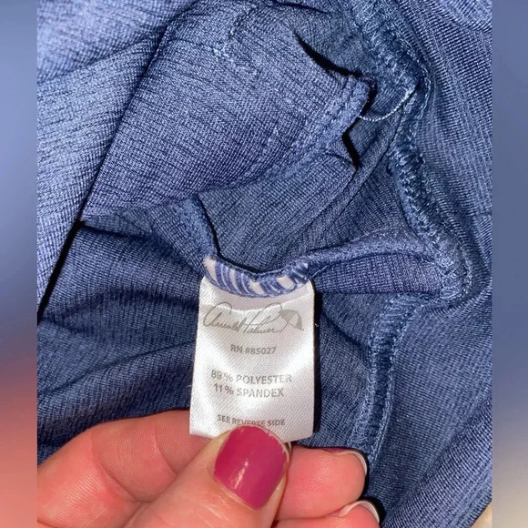 Arnold Palmer Quarter Zip 2XL Blue EUC - Picture 7 of 8